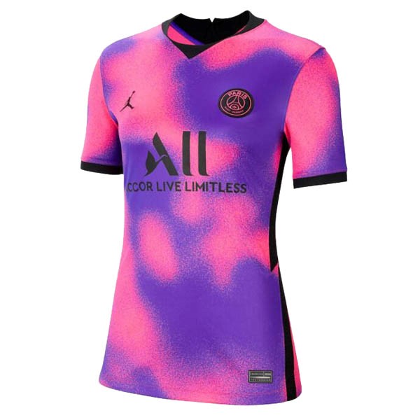 Camiseta Paris Saint Germain 4ª Mujer 2020 2021 Purpura